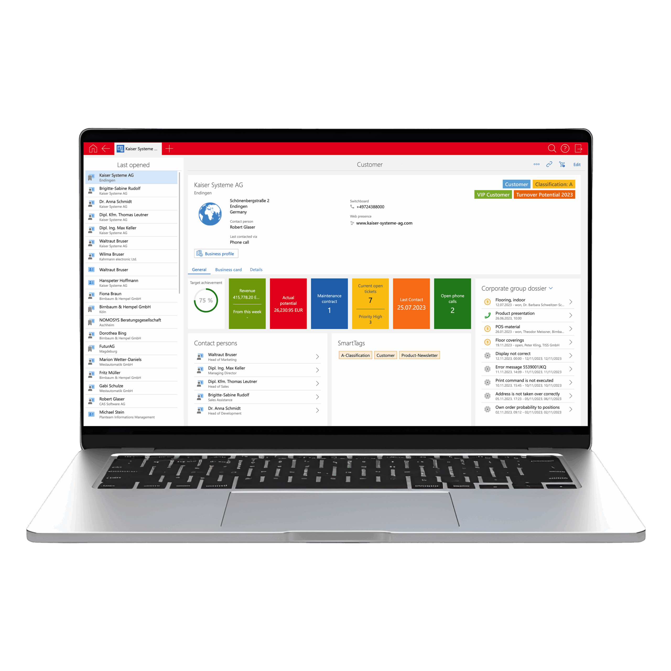 Welche Vorteile hat die Verwendung von CRM CAS networks für Vereine und Verbände