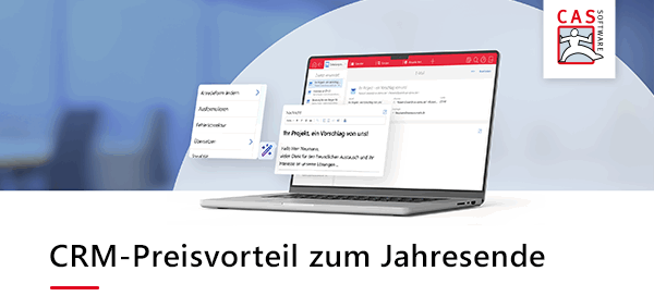 gid CRM CAS genesisWorld x17 Rabatte, Anwendung auf dem Screen