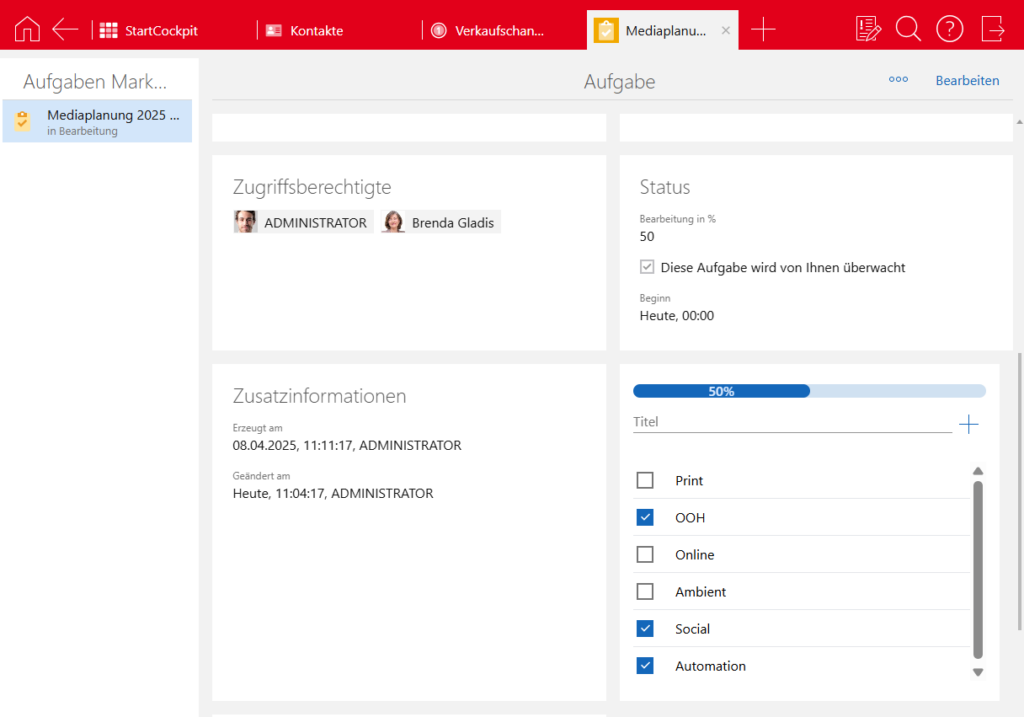 ToDo-Liste ToDos in einer Aufgabe ToDo-Liste ToDos in einer Aufgabe
